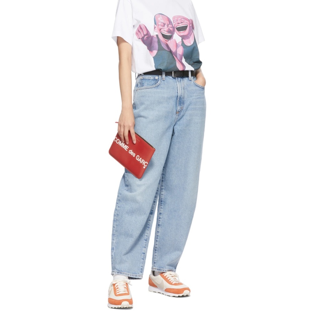 Comme des Garcons Wallet Huge Logo Pouch